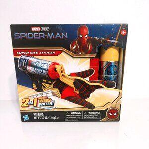 Marvel Spider-Man 2-In-1 Super Web Slinger Shoots Webs Or Water Toy For Kids